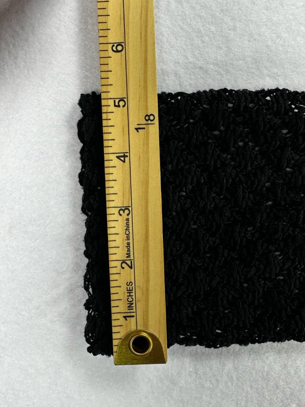 International Sportswear 2XL Black Open Knit Crochet Sweater Large Grunge Punk - Picture 8 of 15